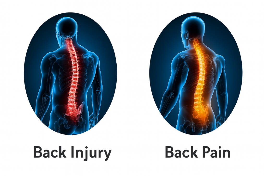 Back Injury vs Back Pain: What’s the Difference and How To Support Each?