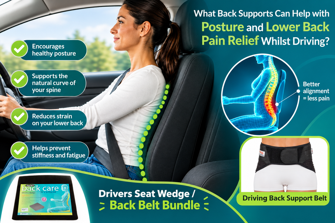 What Back Supports Can Help with Posture and Lower Back Pain Relief, Whilst Driving?