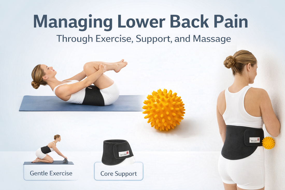 Exercise for Lower Back Pain Relief - Core Support/Spiky Ball Massage