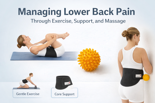 Exercise for Lower Back Pain Relief - Core Support/Spiky Ball Massage