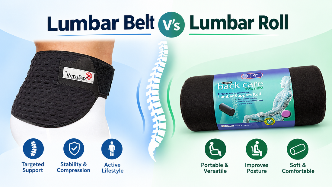 Lower Back Belt vs Lumbar Roll: Which Back Support Is Best for Lower Back Pain?