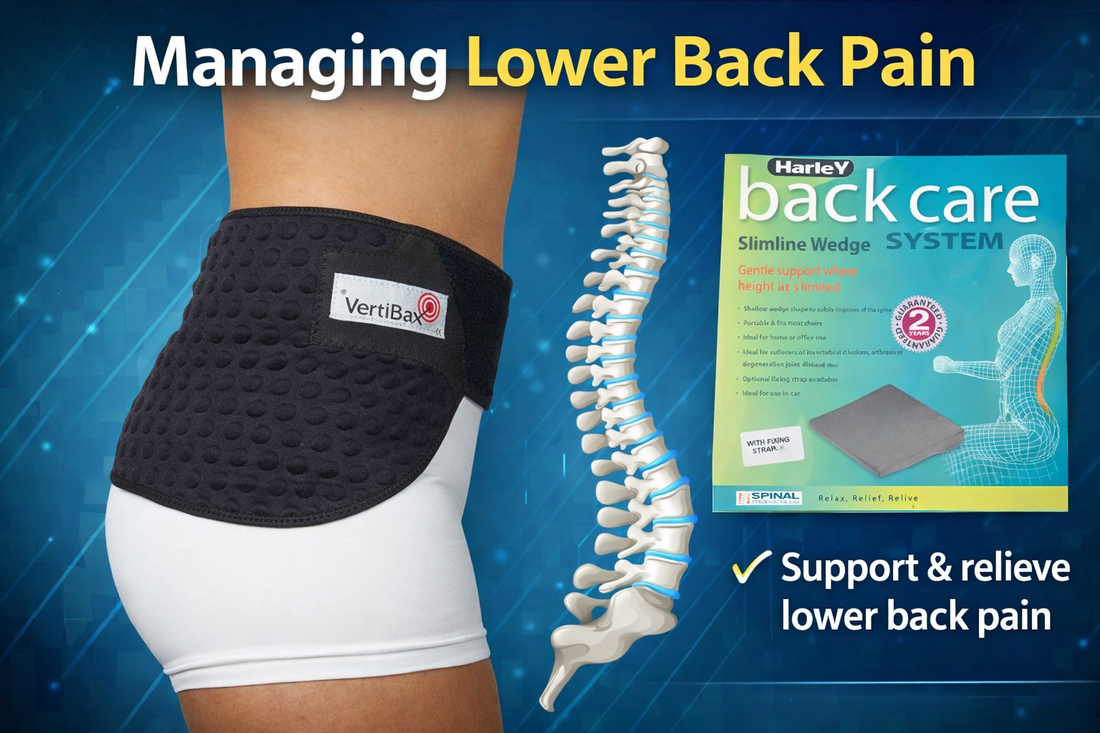 Lower Back Belts and Slimline Seat Wedges - Managing Lower Back Pain