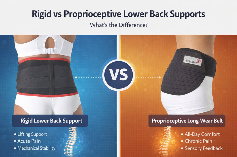 Rigid vs Proprioceptive Lower Back Supports - What’s the Difference?