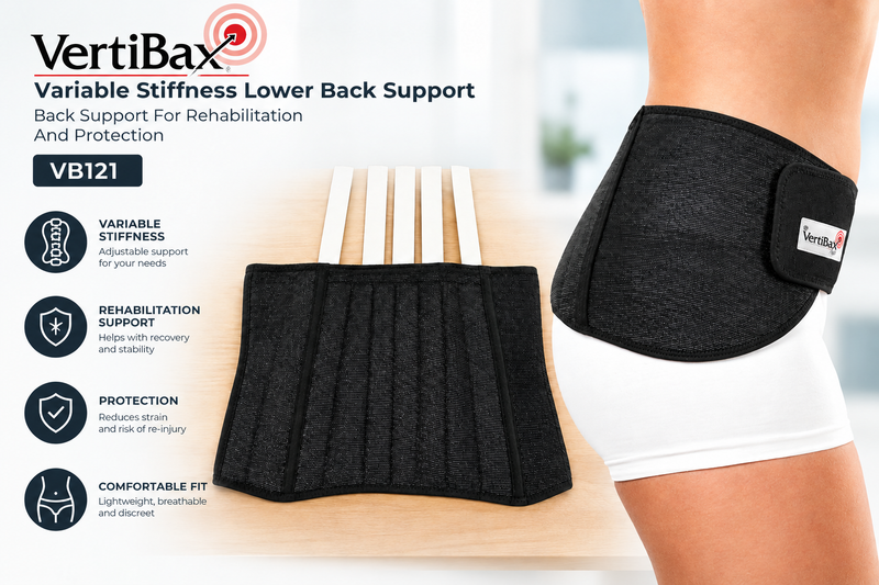 Variable Stiffness Lower Back Support - 0ne Purchase - Multiple Applications