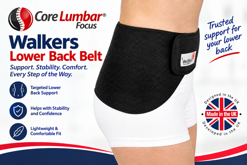 What lower back supports are good for walking and why?