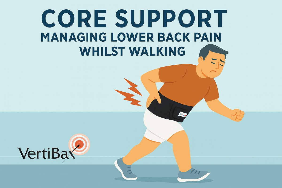 VertiBaX Lower Back/Core Hiking Lumbar Support VB120HIKE - Hiking Lower Back Protection Support (UK MANUFACTURED)