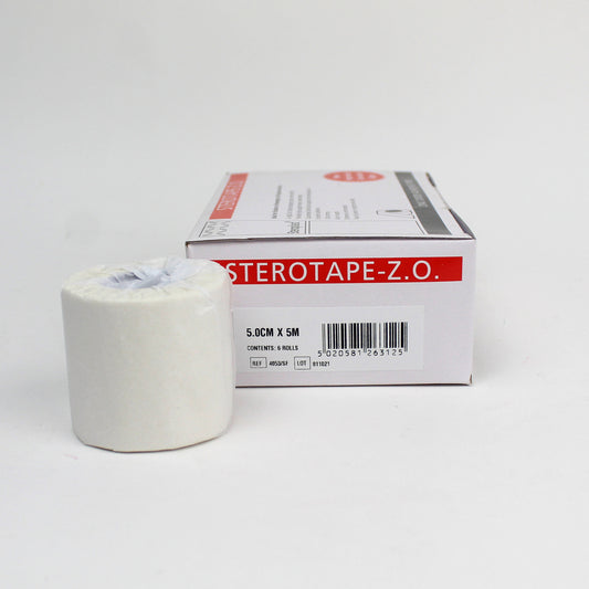 Steroplast: Zinc Oxide, Sports Injury Tape (5cm Wide by 10m Long) ST4059