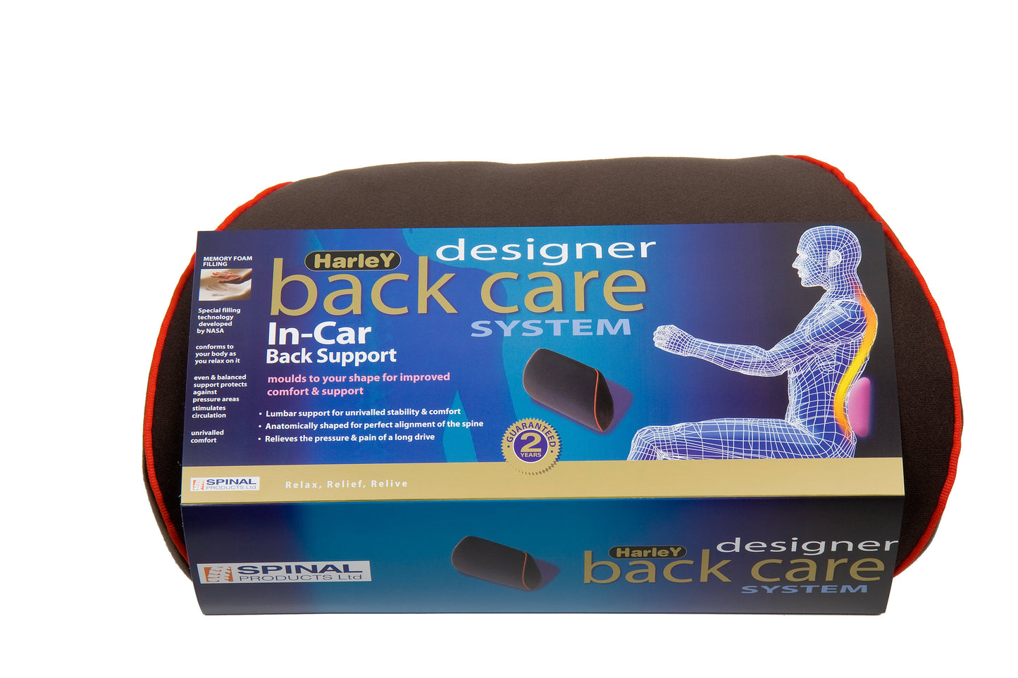 Harley: Memory Foam In Car Back Support HL4081
