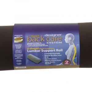 harley 5 d shaped designer memory foam lumbar roll packing hl4082