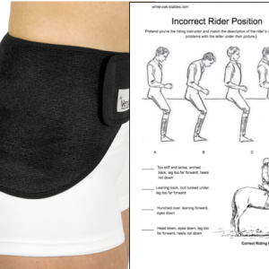 VertiBaX Horse Riding Lower Back Support – Corrective Posture Aid
