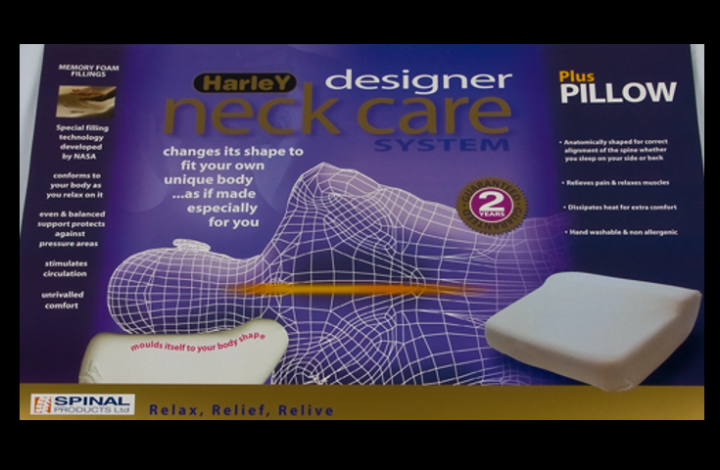 Large Memory Foam Neck Pillow – Harley Designer Plus Pillow HL4003