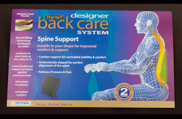 Memory Foam Spine Support – Harley Designer Spine Support HL24024
